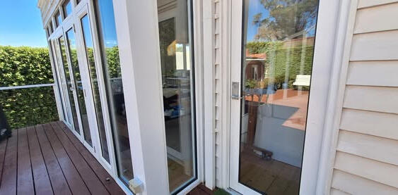 Window cleaning, interior and exterior.